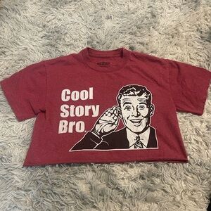 Urban Pipeline Cool Story‎ Bro Cropped T-Shirt